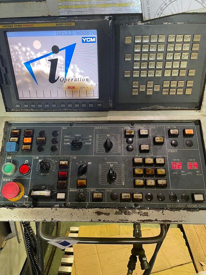 Used YCM TV188B Vertical Machining Center Year 2005