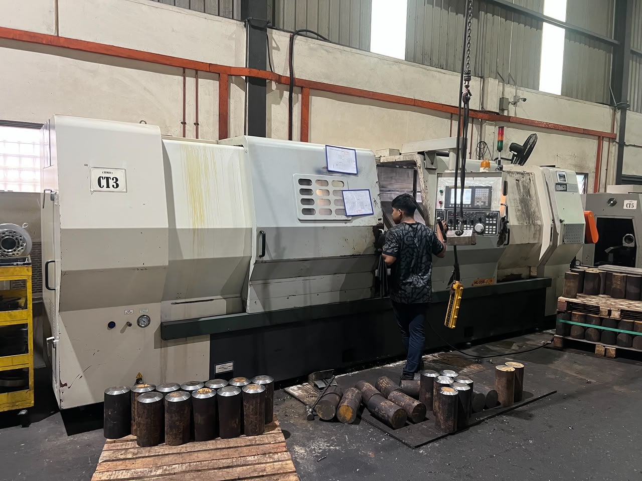 Used Femco HL55S-2500 CNC Turning Center Year 2019