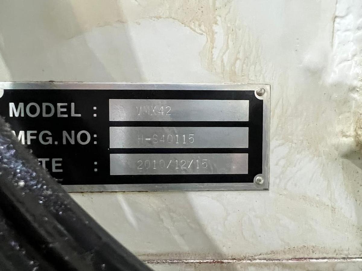 Used Hurco VMX42 Vertical Machining Center Year 2010