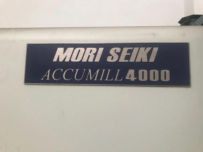 Used Year 2002 Mori Seiki ACCUMILL 4000 Vertical Machine Center