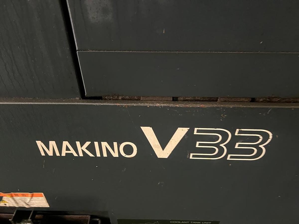 Used Makino V33 Vertical Machining Center Year 2005