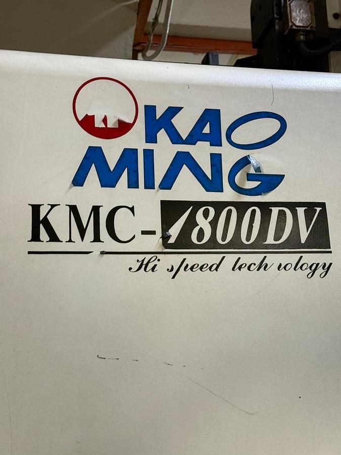 Used Kao Ming KMC-1800DV Double Column Maching Center Year 2010