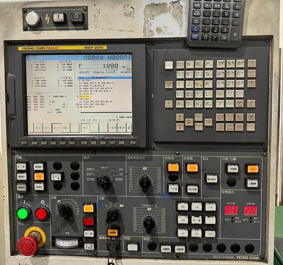 Used YCM MV168B Year 2009 Vertical Machining Center 