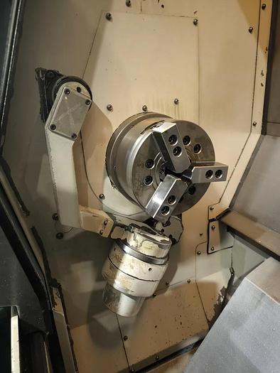 Used Year 2000 Mazak Integrex 200Y Universal Turn-Mill Center 