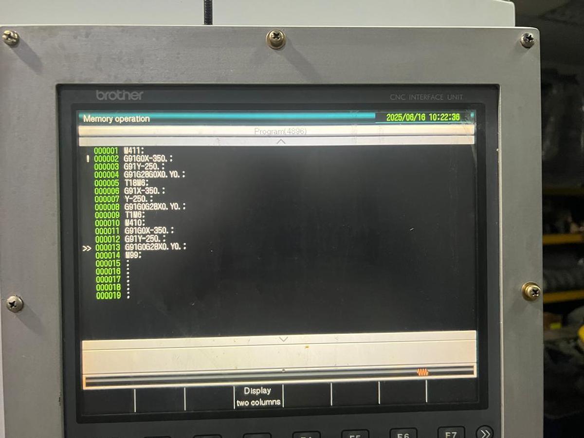 Used Brother TC31B Vertical Machining Center Year 2009