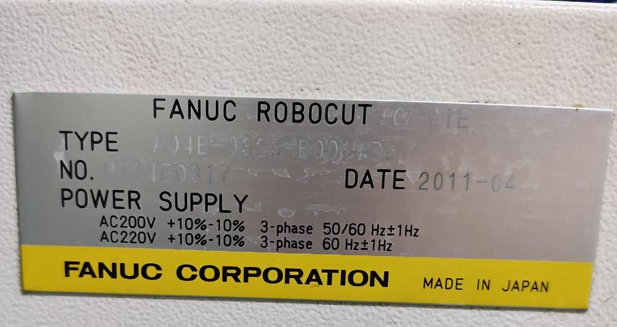 Used Fanuc Robocut a-OiE Wire Cut EDM Machine Year 2011