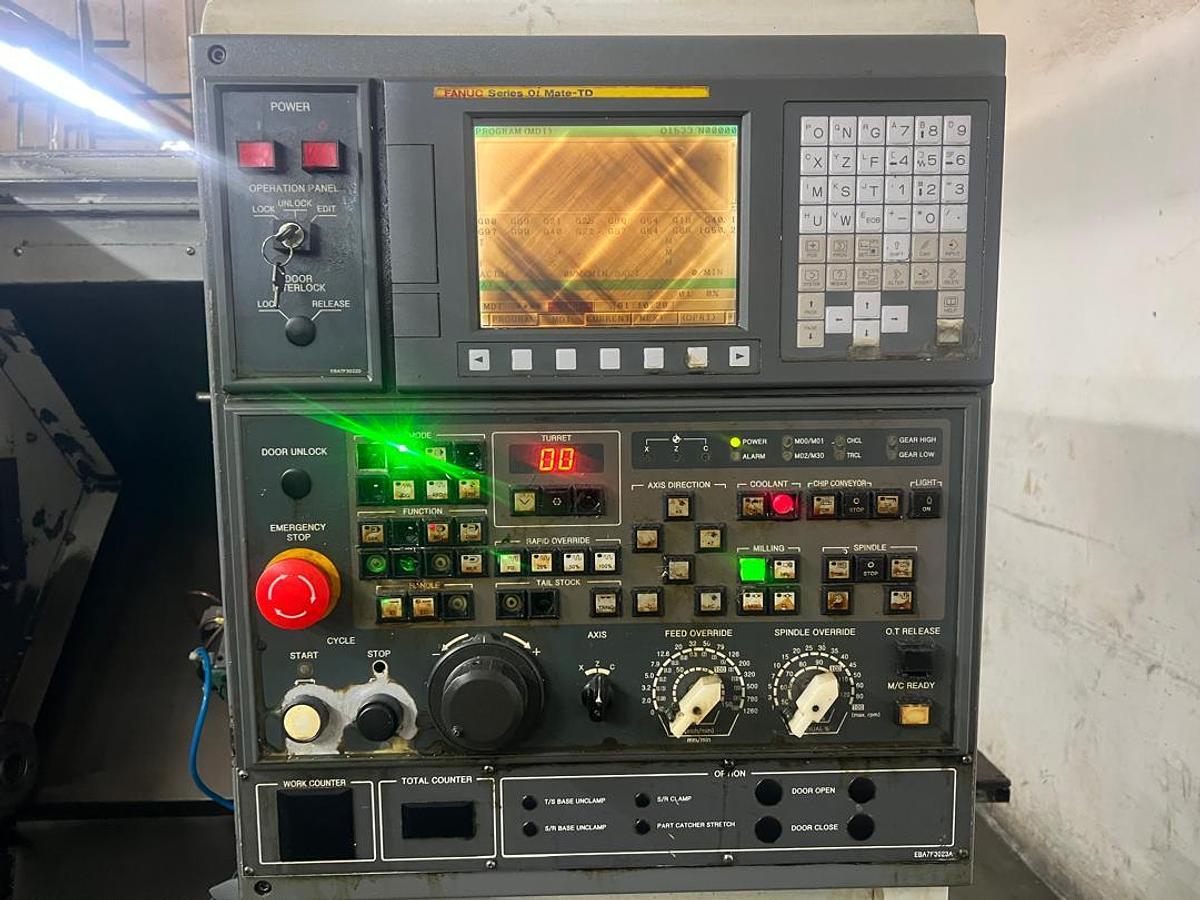 Used SMEC Samsung PLC1600C CNC Turning Center Year 2013