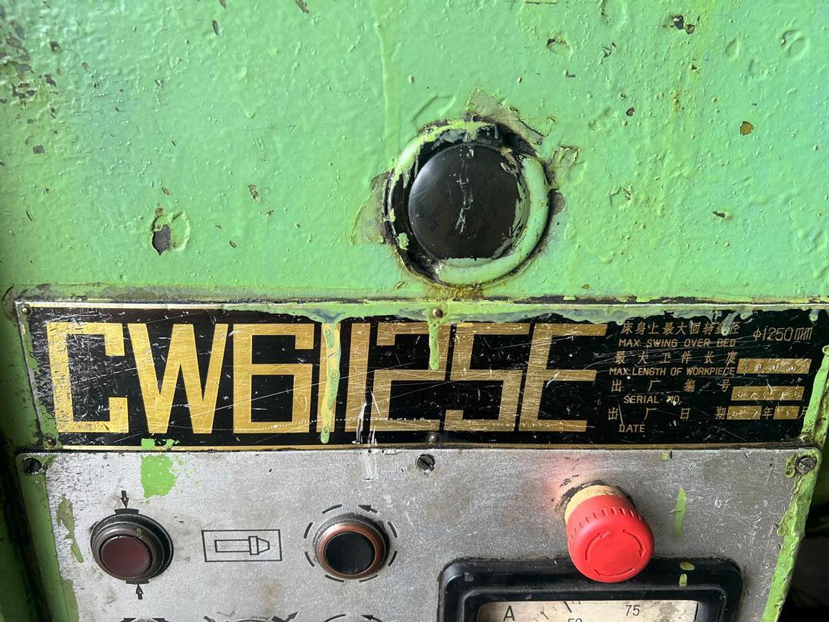 Used Tianshui CW61125E Conventional Lathe
