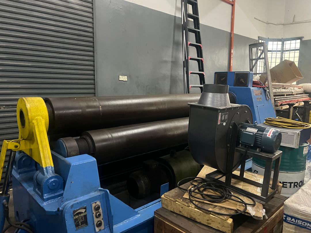 Used Hässleholms (Roundo) PS 310 Hydraulic Plate Bending Machine Year 1982
