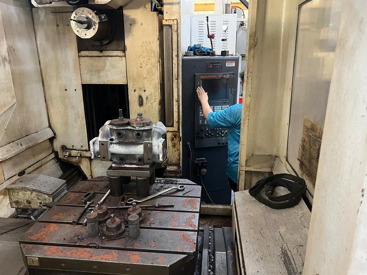 Used Mazak Mazatech H-800 CNC Horizontal Machining Center Year 1996