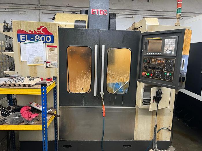 Used ETEC EL800 Year 2011 CNC Milling Machine
