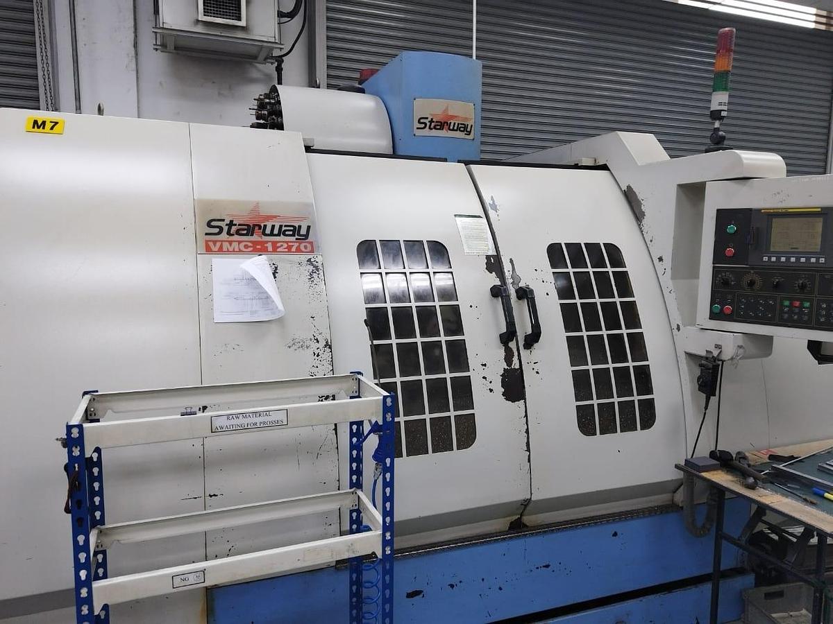 Used Starway VMC1270 Vertical Machining Center Year 2009