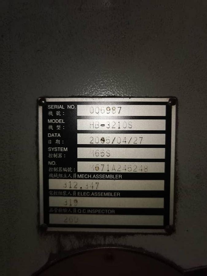 Used Hartford HB3210 Double Column Machining Center Year 2005 