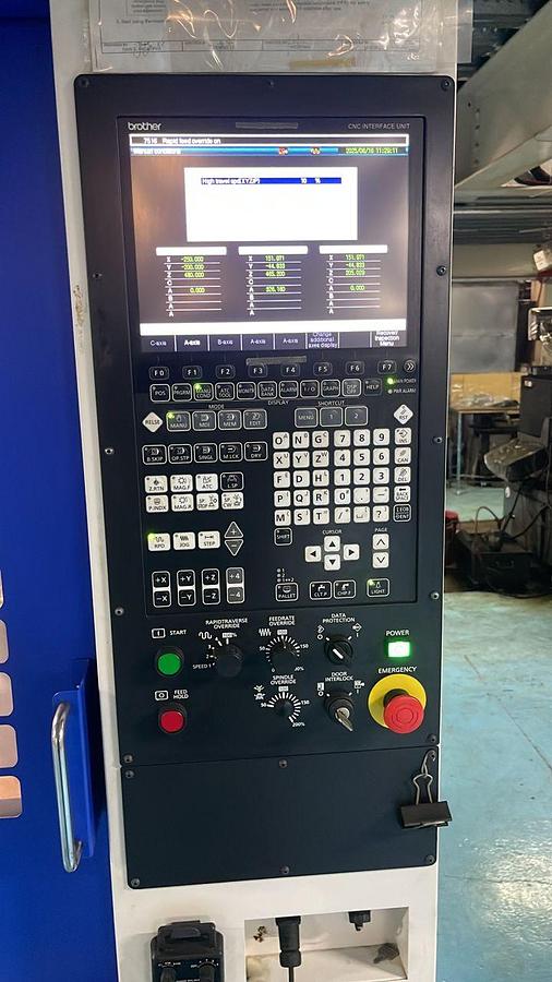 Used Brother S500X1 Vertical Machining Center Year 2018
