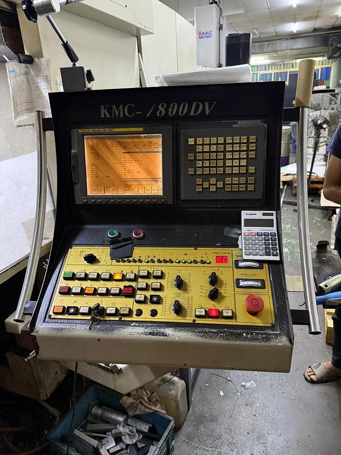 Used Kao Ming KMC-1800DV Double Column Maching Center Year 2010