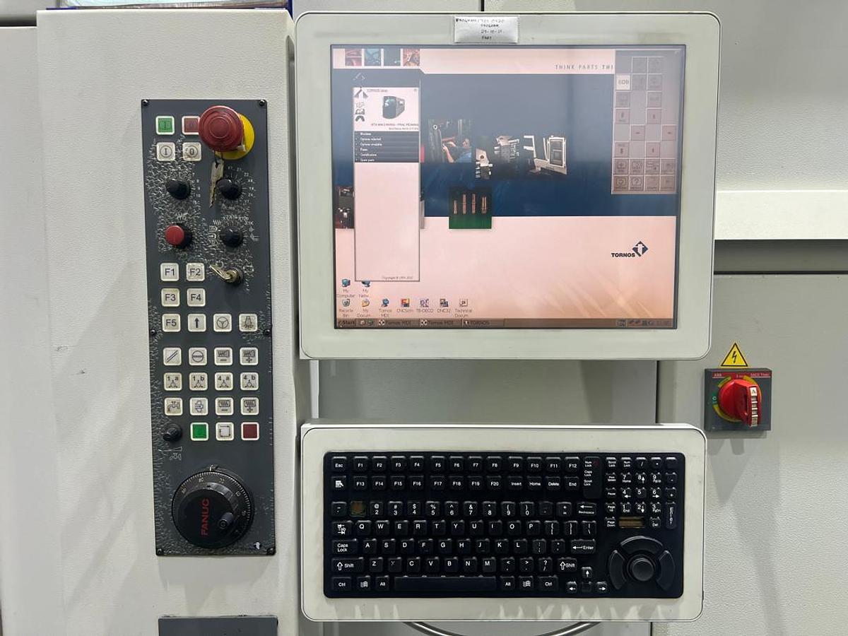 Used Tornos Multiswiss 6x14 Auto Lathe Machine Year 2013