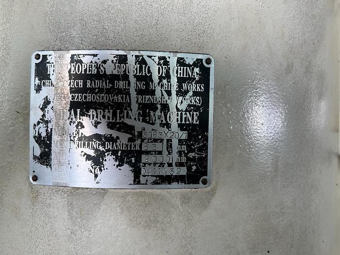 Used Radial Drilling Machine Z3063x20/1