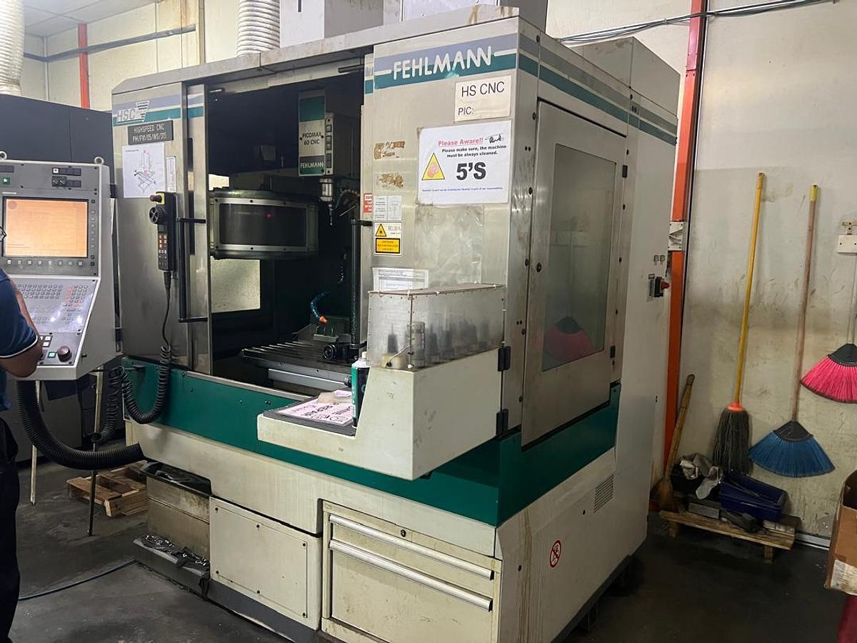 Used Fehlmann Picomax 60-HSC Vertical Machining Center Year 2005