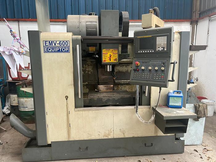 Used Year 2011 EQUIPTOP EMV-600 CNC MILLING MACHINE CENTER