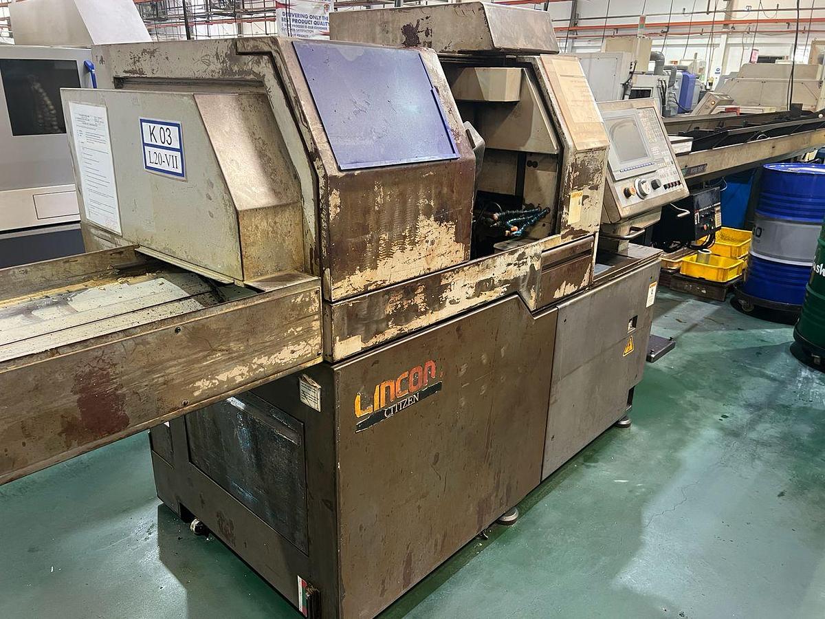Used CITIZEN L-20 CNC Auto Lathe Year 2001
