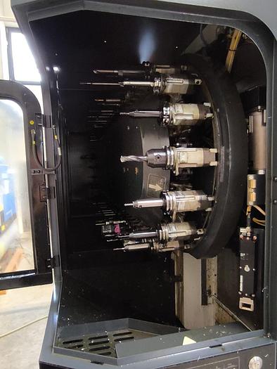 Used Year 2015 DMU50 with Pallet changer 10 stations 5 Axis Universal Machining Center source Alvin 18.10.24