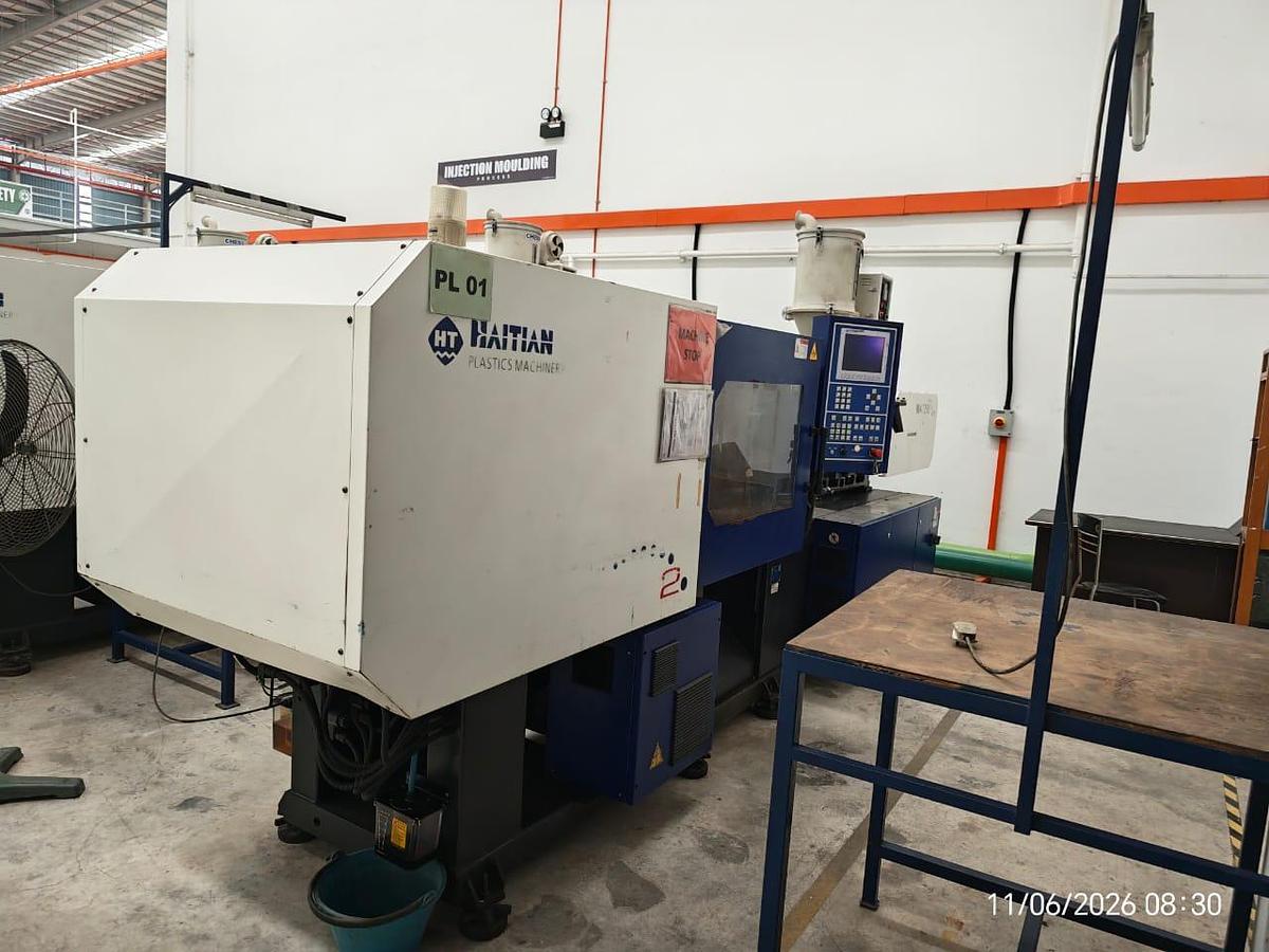 Used Haitian MA1200II 120T Plastic Injection Molding Year 2017