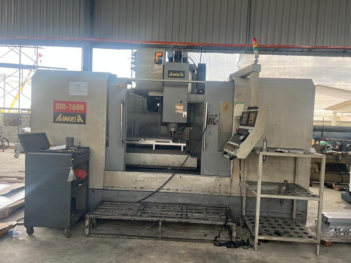 Used Awea BM-1600 Vertical Machining Center Year 2005 