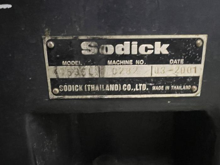 Used Year 2001 Sodick  AQ535L WireCut