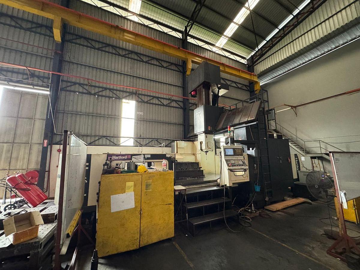 Used Hartford HB-4210BC Double Column Machining Center Year 2010