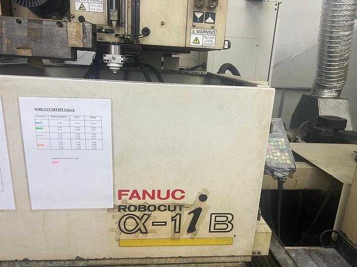Used Year 2002 Fanuc ROBOCUT α -1iB Wire Cutting Edm Machine