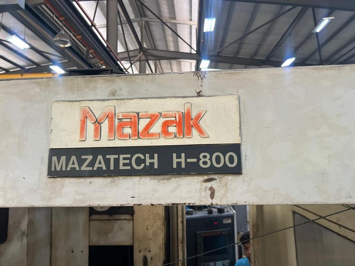 Used Mazak Mazatech H-800 CNC Horizontal Machining Center Year 1996