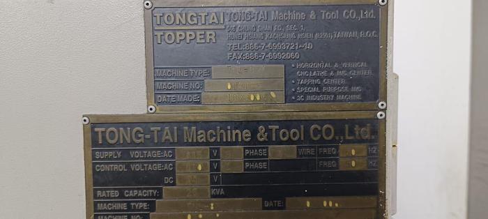 Used Year 2006 Takang TNl85A CNC Lathes