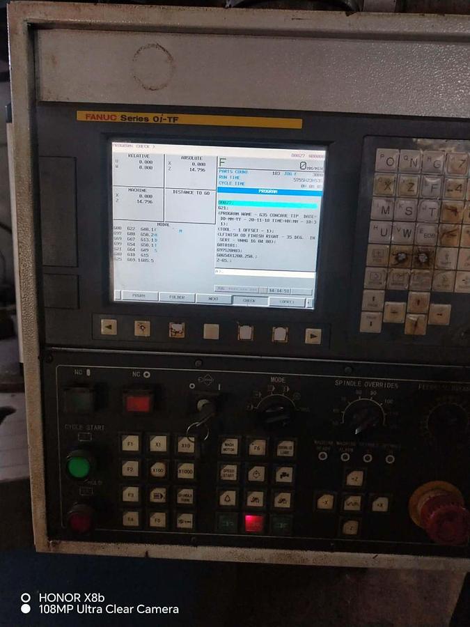 Used Wuxi Jinghua CJK5116G CNC Vertical Lathe Year 2018