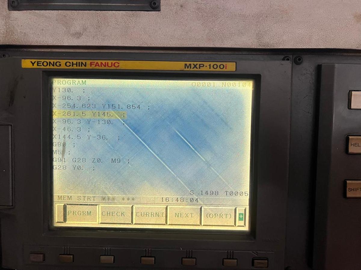 Used YCM TV188B Vertical Machining Center Year 2005