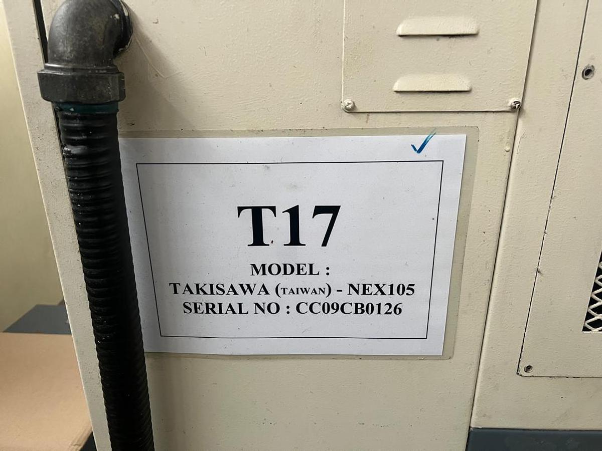 Used Takisawa NEX 105 CNC Lathe Year 2013
