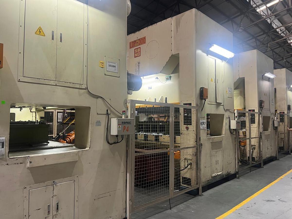 Used Sino LDP300T Tandem Press with 6 Press Year 2010