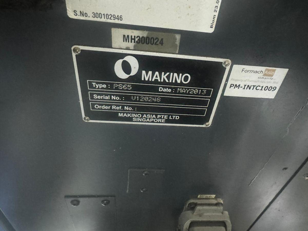 Used Makino PS65 Vertical Machining Center Year 2015