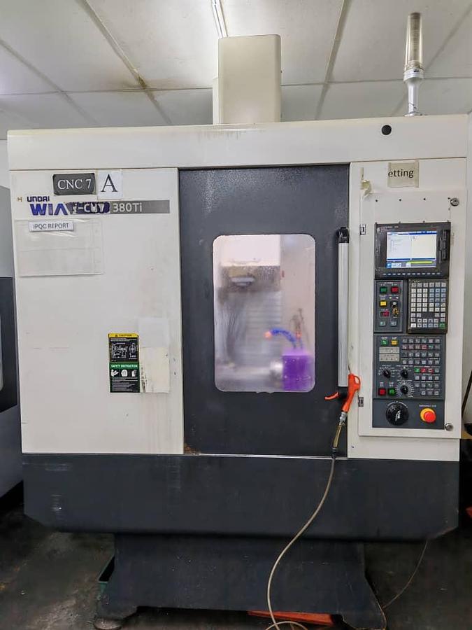 Used Hyundai WIA I-CUT 380Ti Drilling & Tapping Center Year 2015