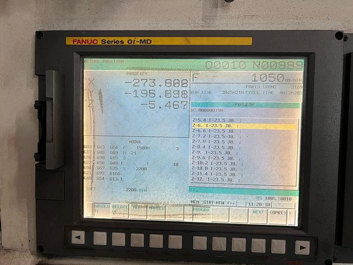 Used Double Column CNC Model Vtec 2116 Year 2016