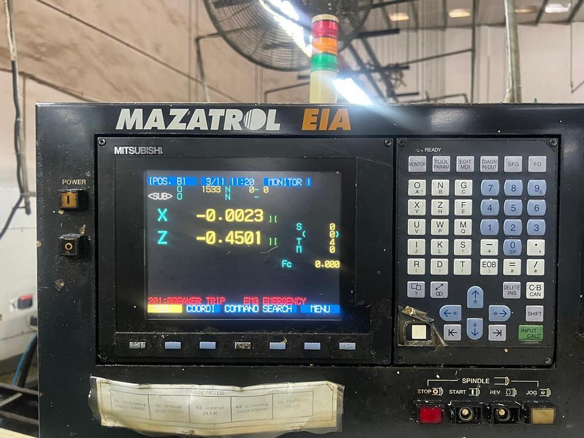Used Mazak Quickturn 6T CNC Lathe Year 2008