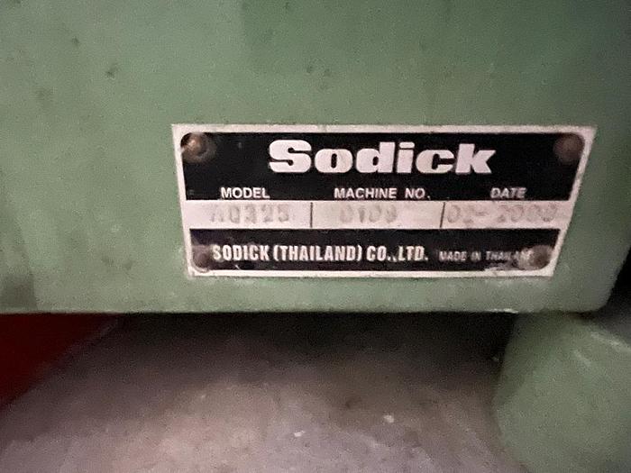 Used Sodick AQ325L Wirecut EDM Year 2000