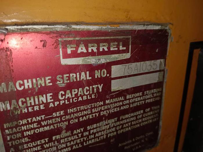 Used Year 2018 Farrel Cylindrical Grinder