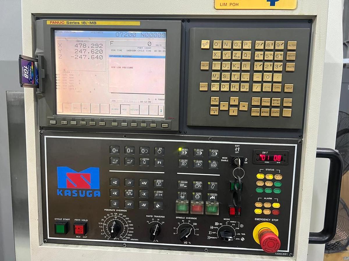 Used Kasuga Quantum MCV-1000 Vertical Machining Center