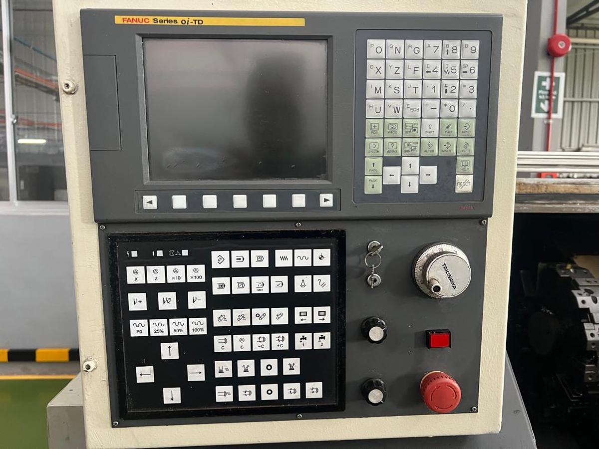 Used Takisawa TCC-1000 L2 CNC Lathe Year 2014