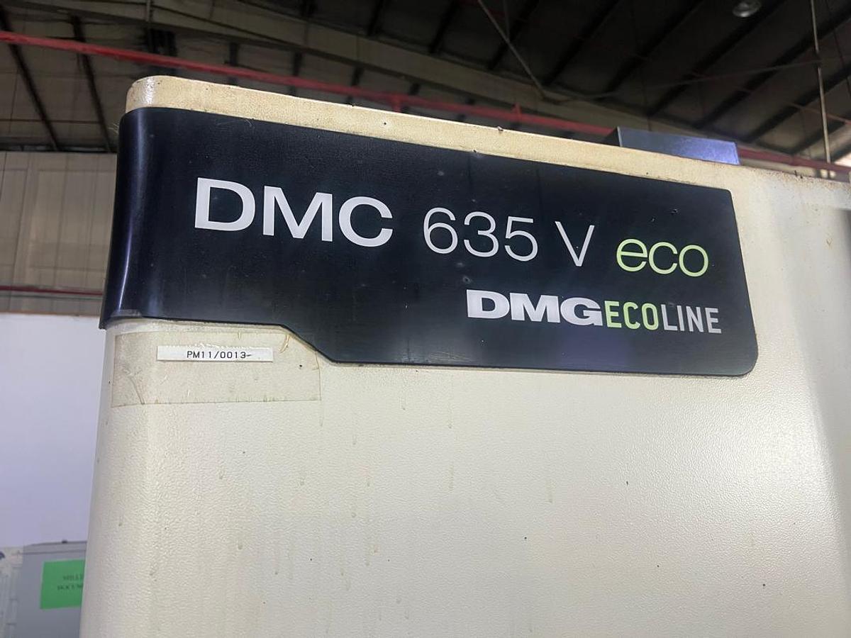 Used DMG DMC 635 V ECO Vertical Machining Center Year 2011