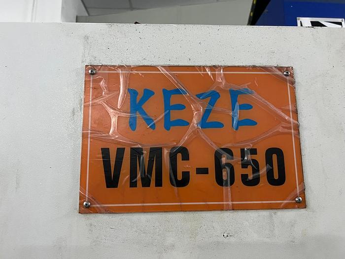 Used KEZE VMC650 Year 2021 Vertical Machining Center 