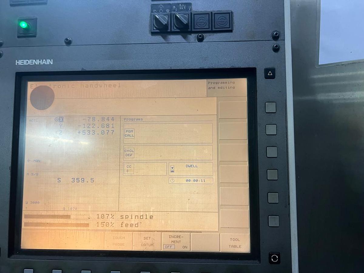 Used Fehlmann Picomax 60-HSC Vertical Machining Center Year 2005