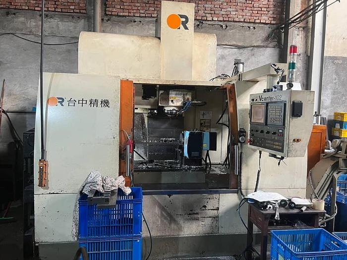 Used Victor V Center 102A With 4th axis Vertical Machining Center