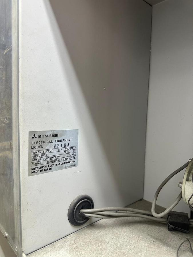 Used Mitsubishi W21RA Wire Cutting EDM Year 1999