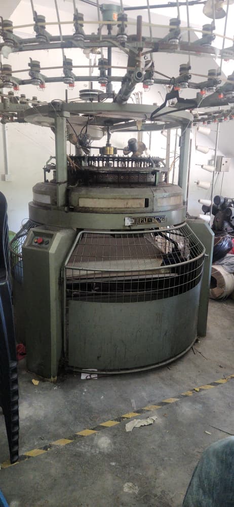 Used Pai Lung TMSJ Single Jersey Circular Knitting Machine Year 1999